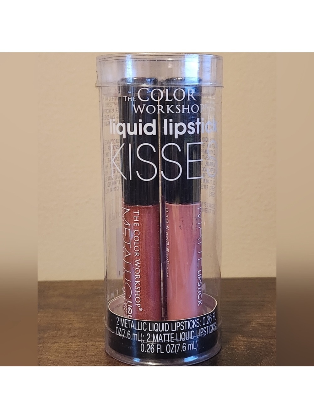 The Color Workshop Liquid Lipstick Duo - Metallic Rose & Dusty Mauve
